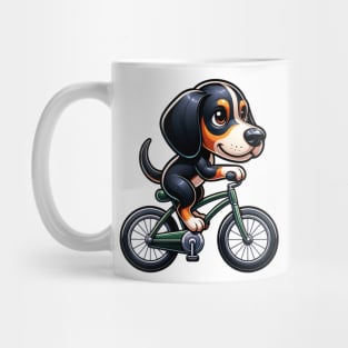 Black And Tan Coonhound Cycling Mug